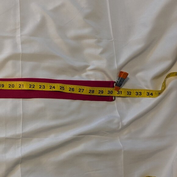 Vintage 1980s Wide Stretch Belt - Picture 6 of 7